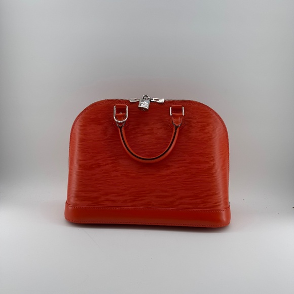 Louis Vuitton Alma PM Epi Leather Bag in Orange - Picture 1 of 15